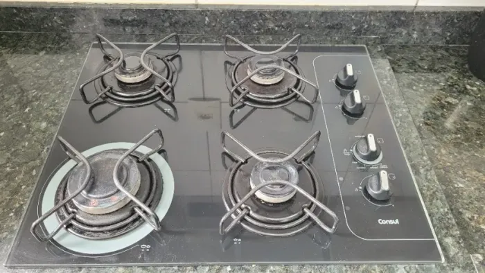 Fogão cooktop e depurador de ar