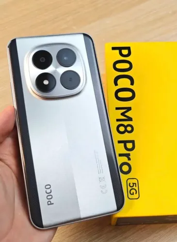 Poco M8 Pro 5G - 512/12 silver Lançamento Baratoooo