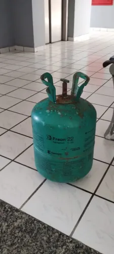 Cilindro de freon 22 vazio