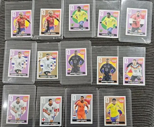Vendo figurinhas Legends Panini da Copa do Mundo 2026. Valores a negociar