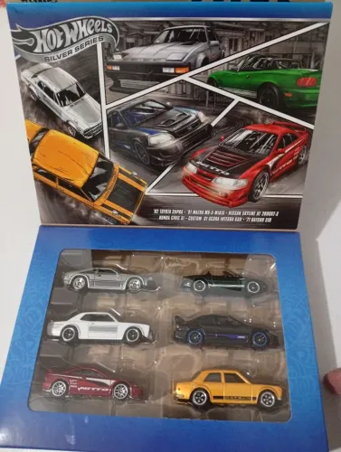 Hot Wheels Silver Séries Pack carros japoneses