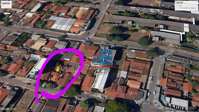 Lote com 420m² na Vila Canaã / Cidade Jardim - Goiânia