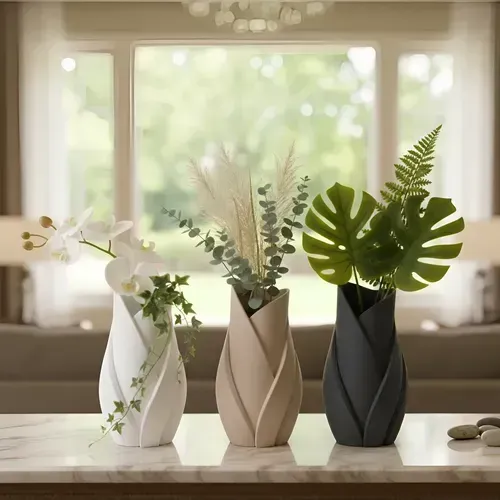 Vaso decorativo para plantas artificiais