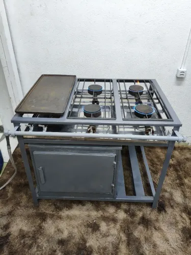Fogão Usado com Forno e Chapa