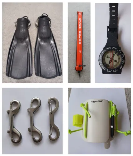 Equipamentos de mergulho - Itens podem ser vendidos separados