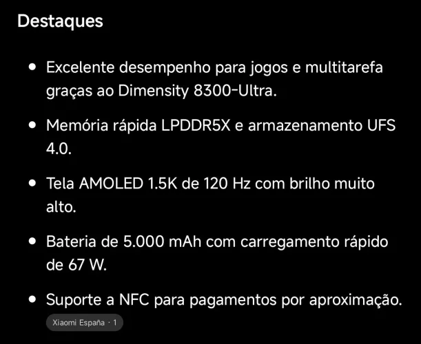 Poco X6 pró