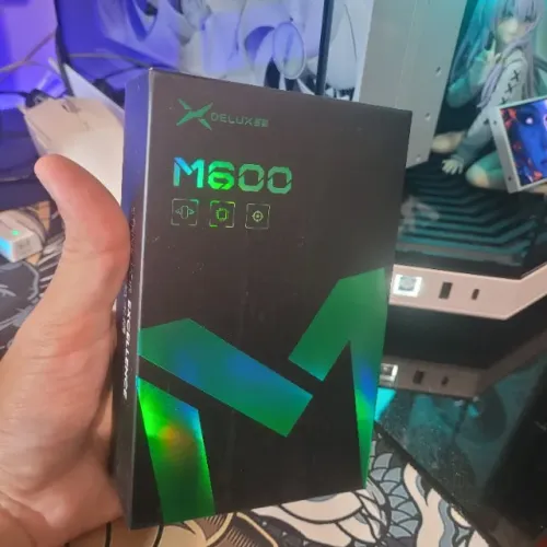 Mouse Gamer Delux M600 - Ultraleve, Wireless 2.4G e Alta Precisão (Novo, Lacrado)