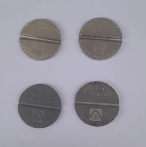 Ficha Telefônica DDD e Local anos 80