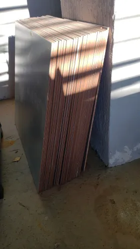 Piso Cerâmica 25 peças 61x61 Cinza