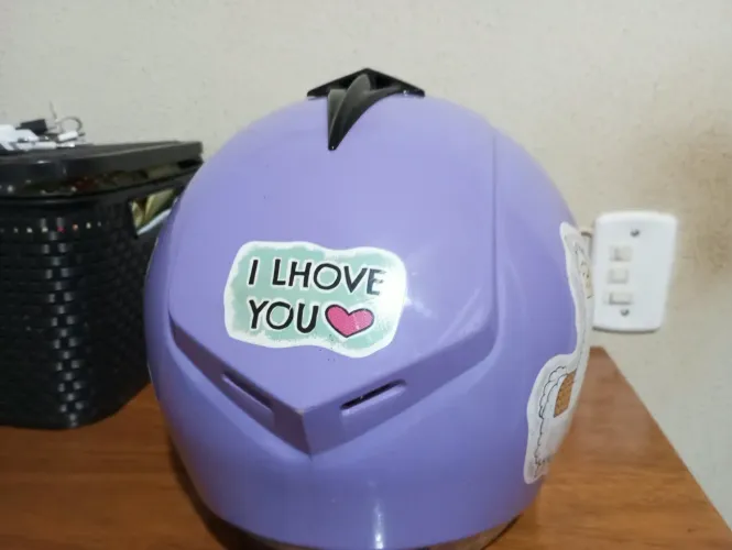 Capacete motociclista infantil