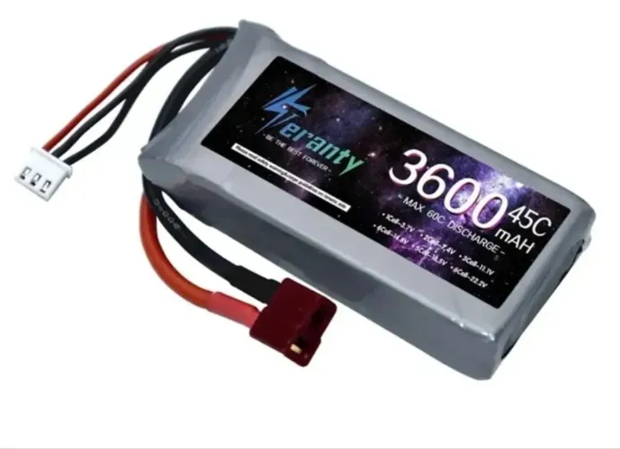Bateria Lipo 2s 7.4v 3600mah 45C - Plug Tipo T