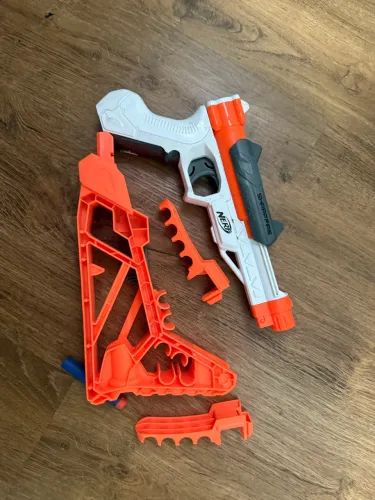 lançador de dardos nerf n-strike - sharpfire - hasbro