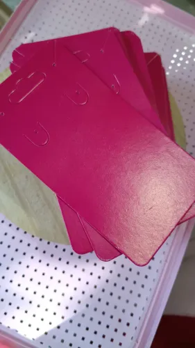 Papeleta para colar e brinco
