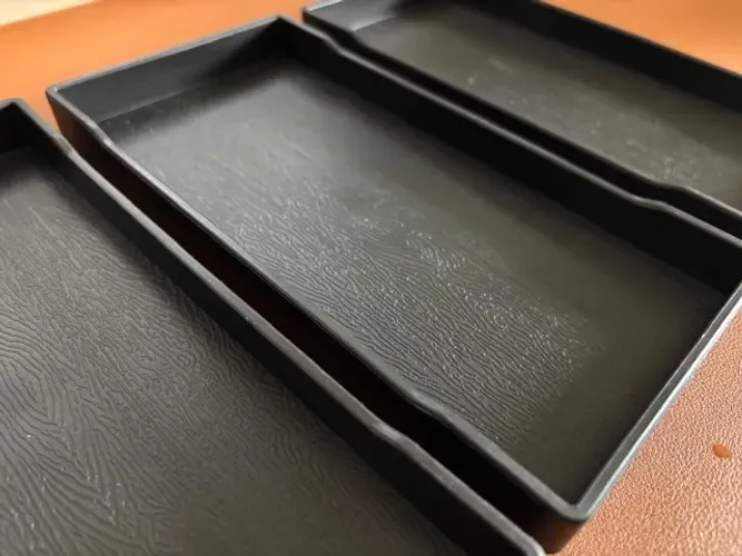 Bandeja organizadora empilhavel (kit com 3)