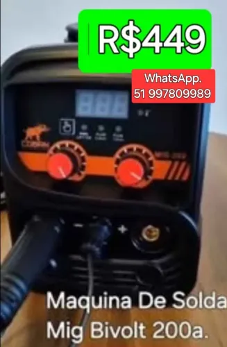 Maquina Mig 200a Bivolt