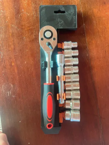 CATRACA REVERSÍVEL DE 1/2 C 10 SOQUETES SEXTAVADA
