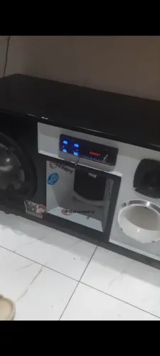 Som completo módulo fonte processador controle a distância