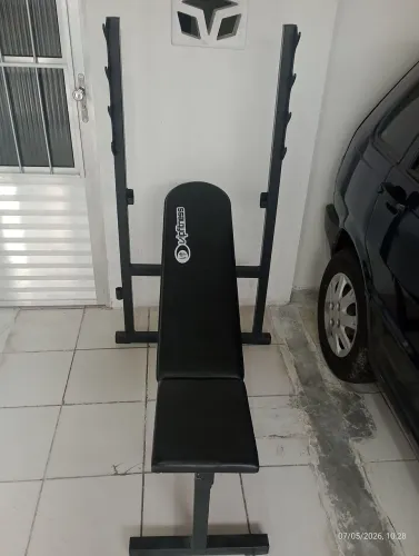 Máquina de supino reta e inclinada nova de verdade 