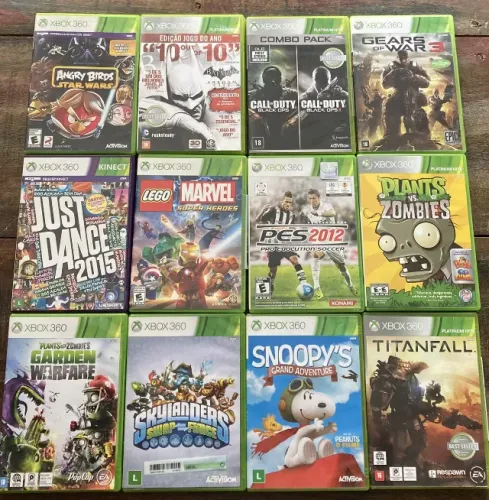 Jogos Xbox 360 ORIGINAIS mídia física - A PARTIR DE R$50,00 - LEIA A DESCRIÇÃO
