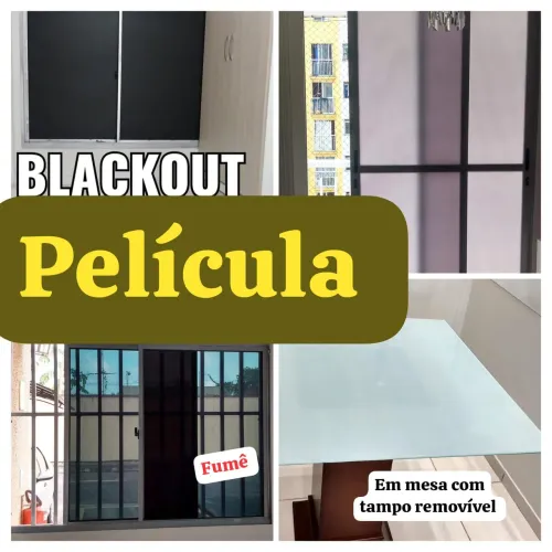 Instalação de Película em portas e janelas de vidro 