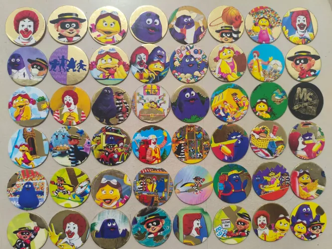Coleção completa Tazos MC discs