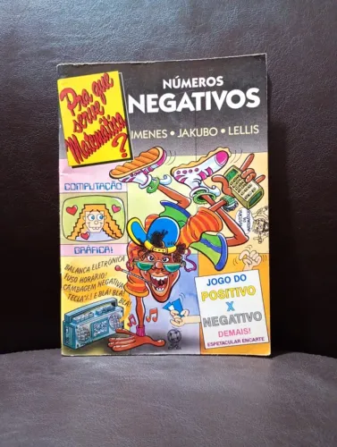 Livro educativo Números Negativos