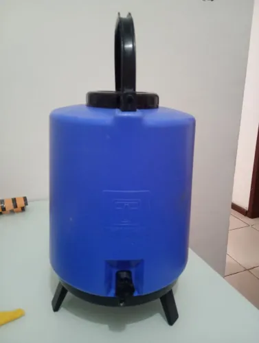 Botijão Galão térmico 12 litros, Garrafão C/ PÉ e Alça