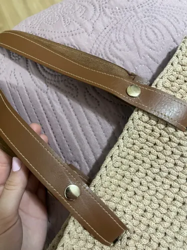 Linda Bolsa de Crochê