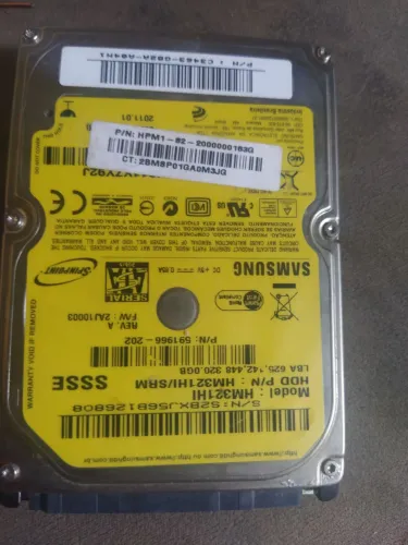 Hd Notebook 320gb Sata - Samsung Hm321hi Sata 5400rpm