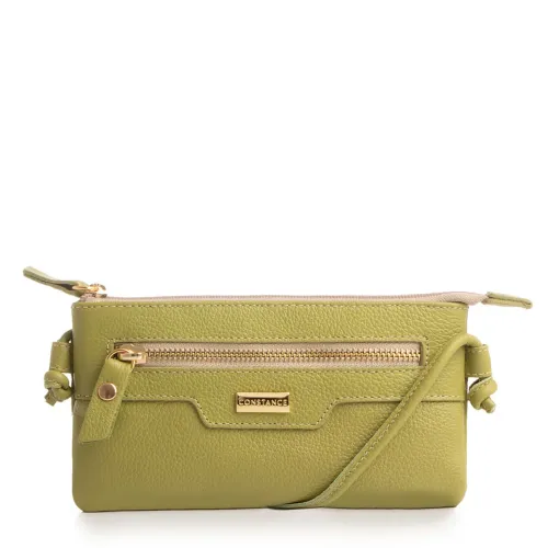 Bolsa Constance couro tira colo - pequena 