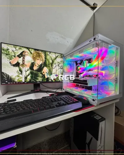 PC Gamer - Ryzen 7 5700X3D + 32GB + SSD 512GB + RTX 3070 Ti 21X SEM JUROS