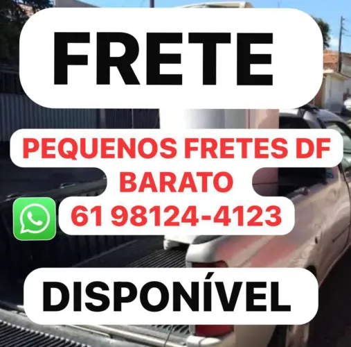 Frete samambaia fretes Taguatinga disponível frete df