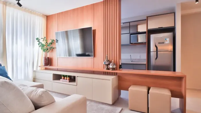 Apartamento de 2Q com suíte 55M -Novo Mundo