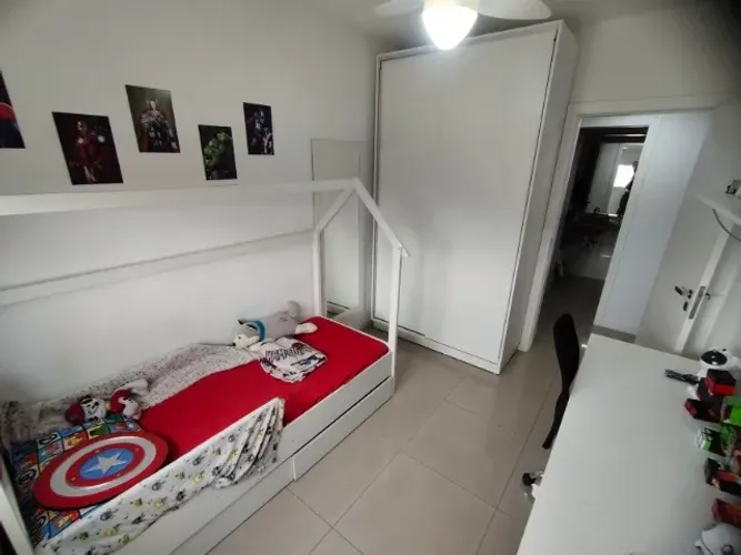 Armário guarda roupa para dormitório em MDF Branco