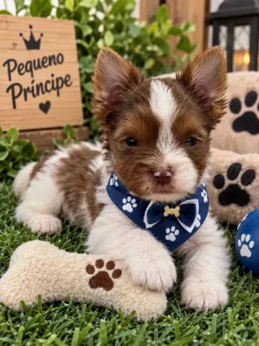 Uma gracinha!! Yorkshire macho merle 