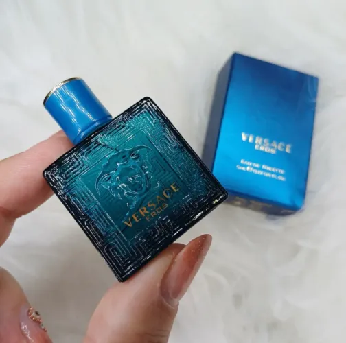 Miniatura Original Perfume Versace Eros - Eau de Toilette- 5ml - Masculino