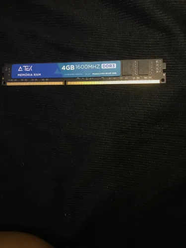 Memória RAM ATEK 4GB DDR3 1600MHz Desktop NOVA