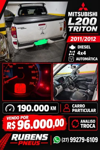 Mitsubishi L200 Triton HPE 3.2 CD TB Int.diesel AUT 2012