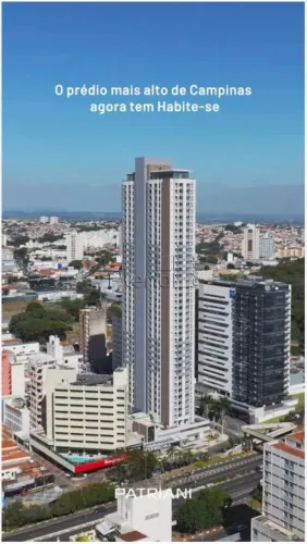Flat à venda em Campinas, Centro, com 1 suíte, com 40 m², Sirius Patriani