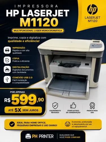 Impressora Laserjet HP Multifuncional M1120