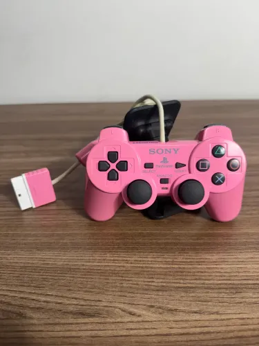 Controle Pink PlayStation 2 