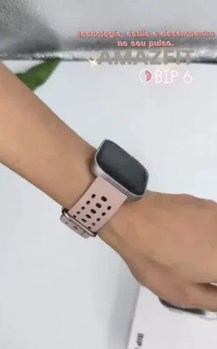Amazfit bip 6 rosa original e lacrado