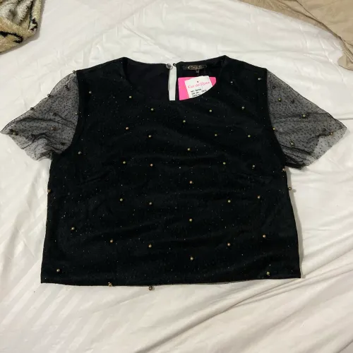 Blusa Preta Brilho