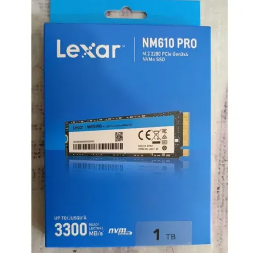 SSD Lexar NM610 Pro,1TB,M.2 NVMe,leitura 3300MBs,Gra 2600MBs