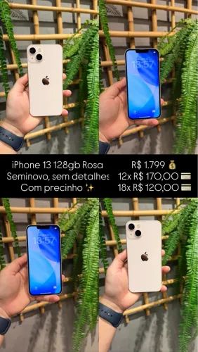 iPhone 13 - Seminovo- Garantia 6 meses