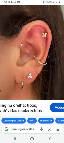 Aplicação de piercing