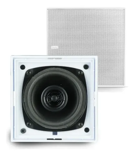 Caixa De Som De Embutir Frahm Vision E.4.60 Q Branco Passiva