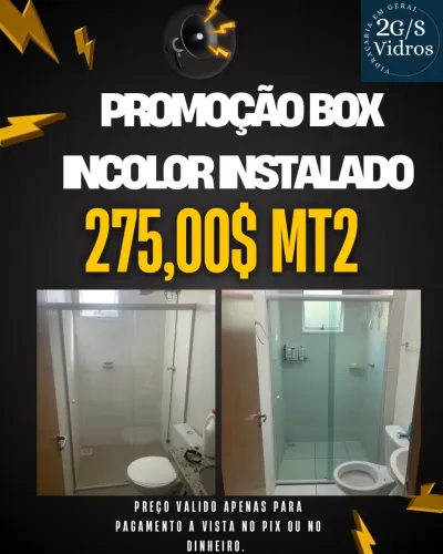 Box de banheiro ,instalado 