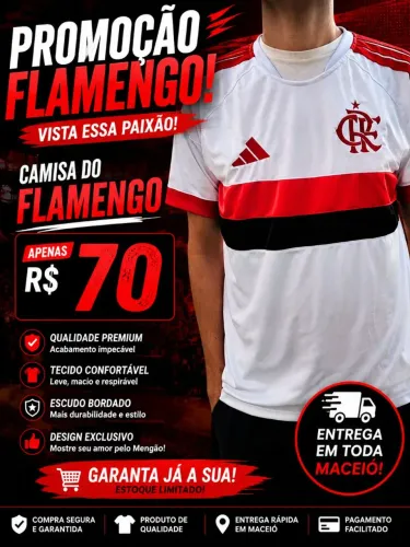 Camisa do Flamengo dry-fit