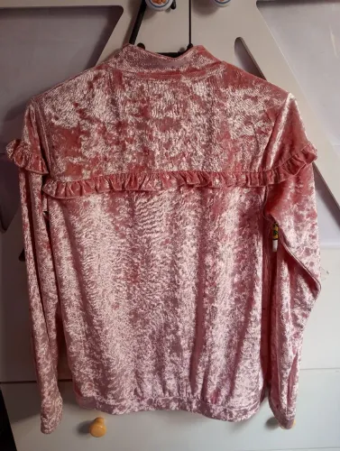 Blusa veludo molhado